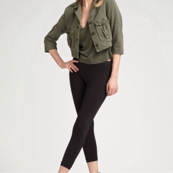James Perse Standard Crop Military Jacket - Picture 8 of 8